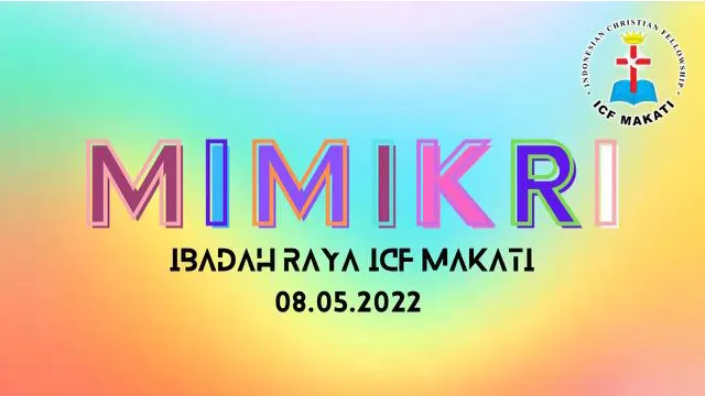 Poster Ibadah Raya 8 Mei