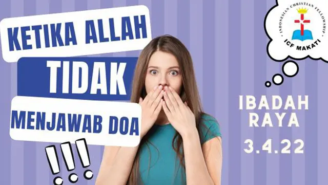 Poster Ibadah Raya 3 April 2022